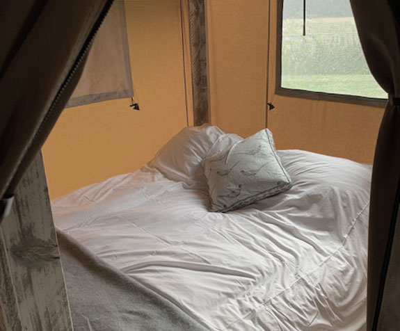 safari tent bedroom norwich