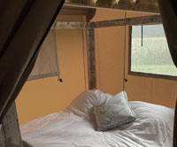 Safari Tent Glamping Bedroom Norwich