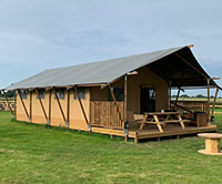 Safari Tent Glamping Outside Norwich