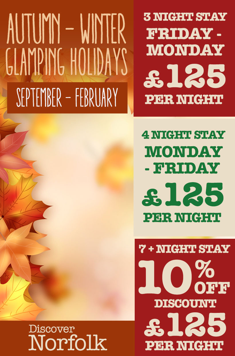 Autumn Glamping in Norfolk